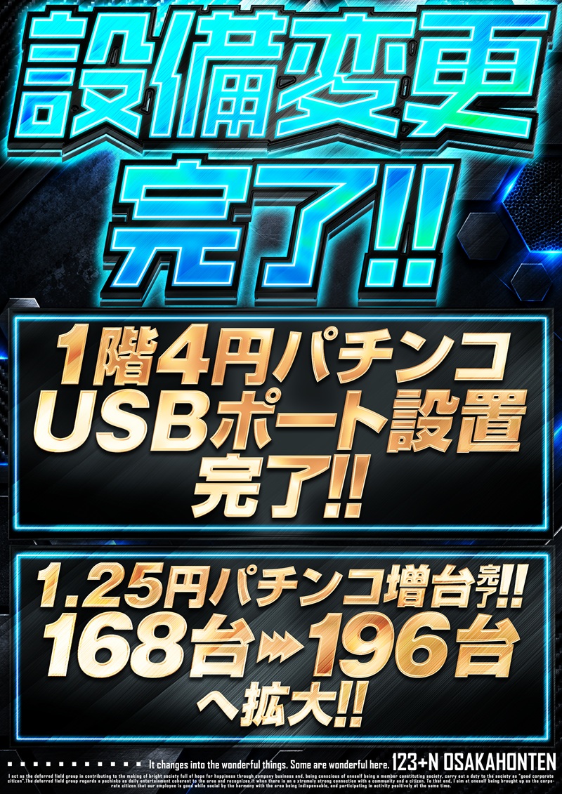 １２３＋Ｎ大阪本店